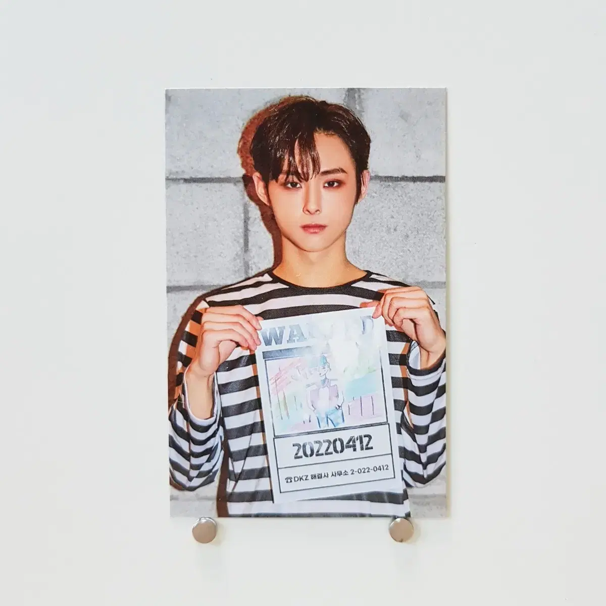 DKZ mingyu heart love thief album idcard photocard