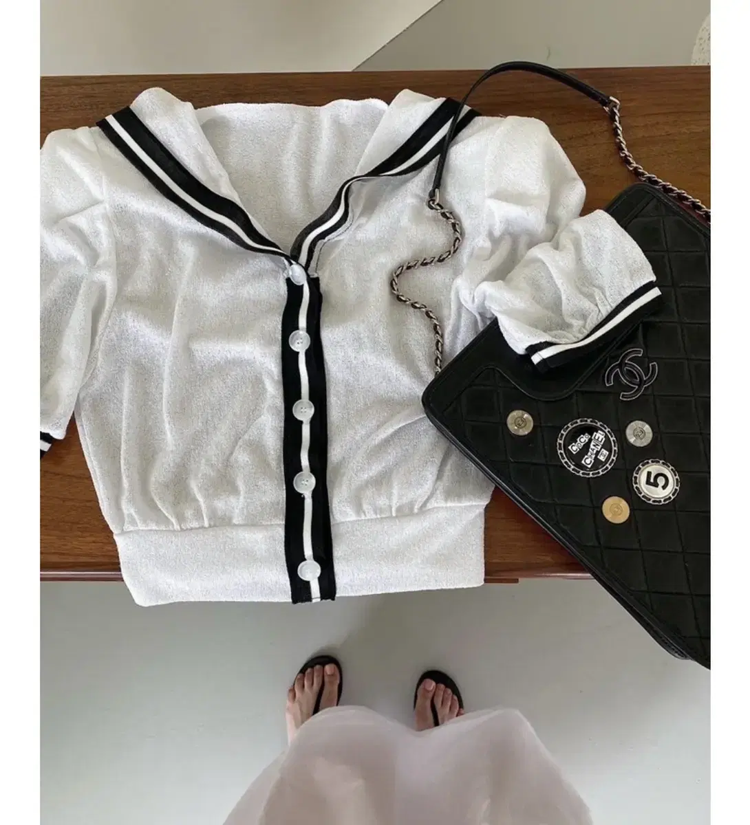 sailor cardigan