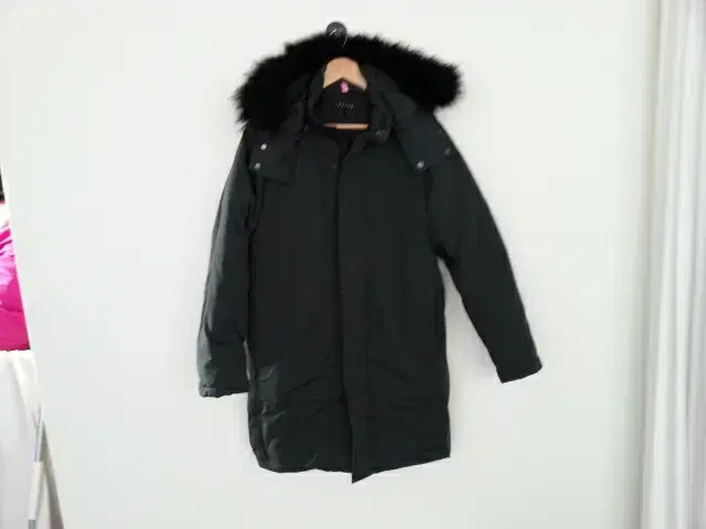 THEORY Terry Long Padded Jumper Jacket Outer Coyote Fur