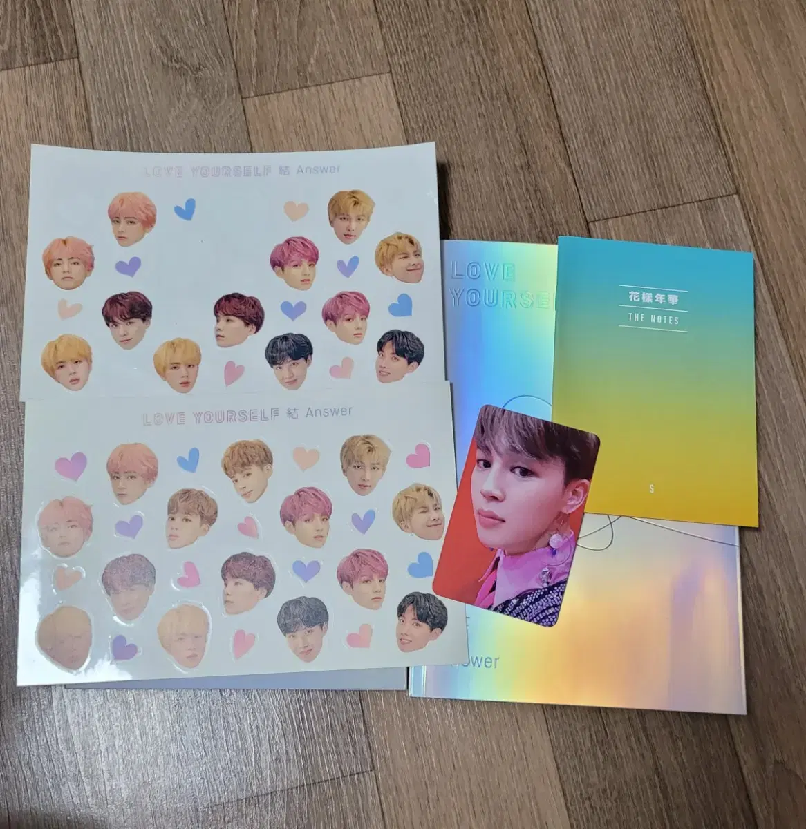 Bangtan Rubsell Answer.S Jimin photocard album full set