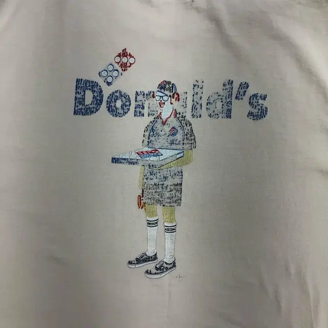 Donald's pizza 반팔 티셔츠