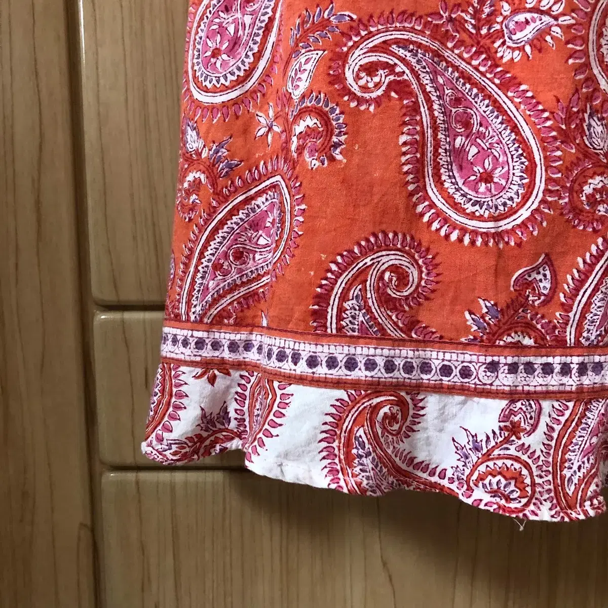 Vintage anokhi koki orange paisley ops