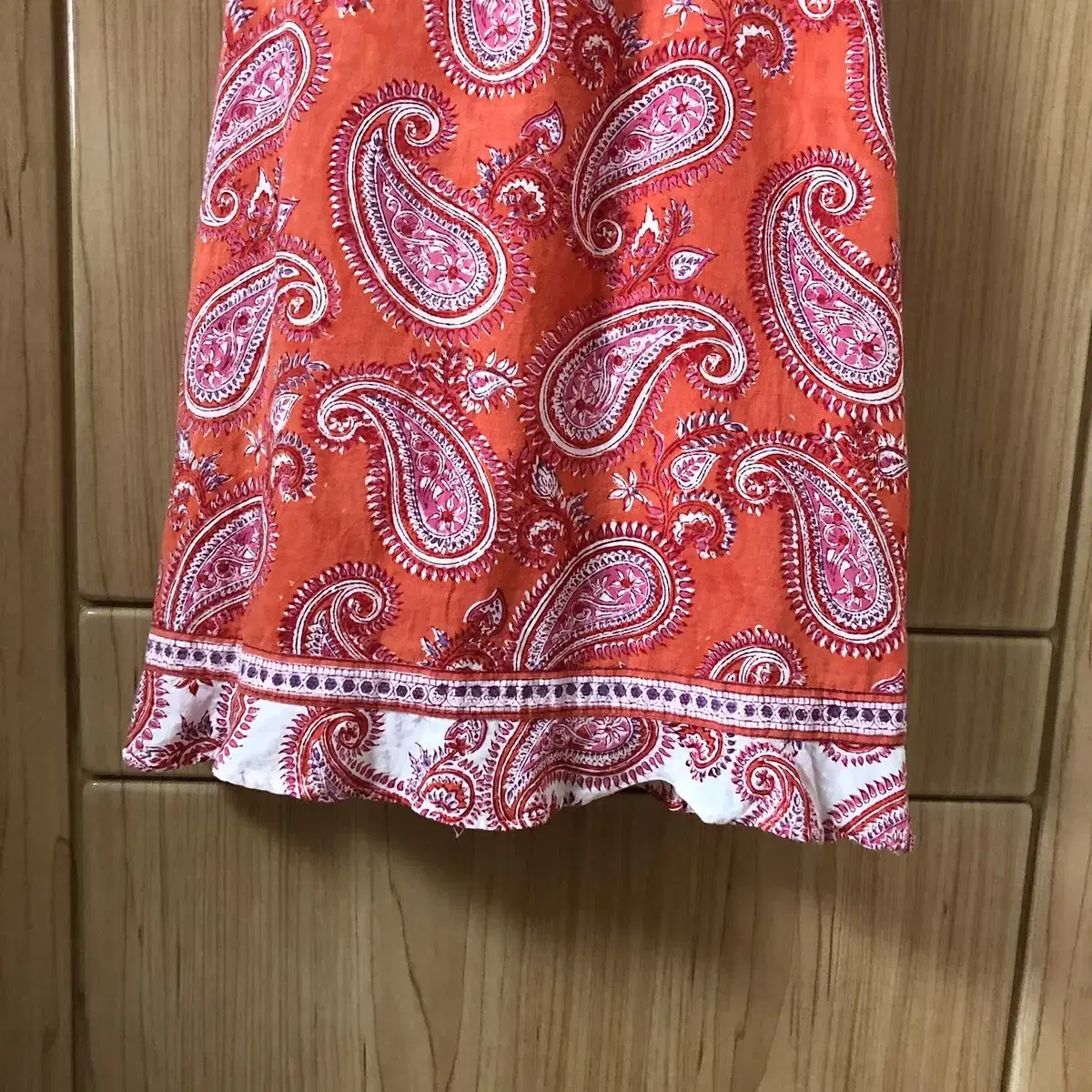 Vintage anokhi koki orange paisley ops