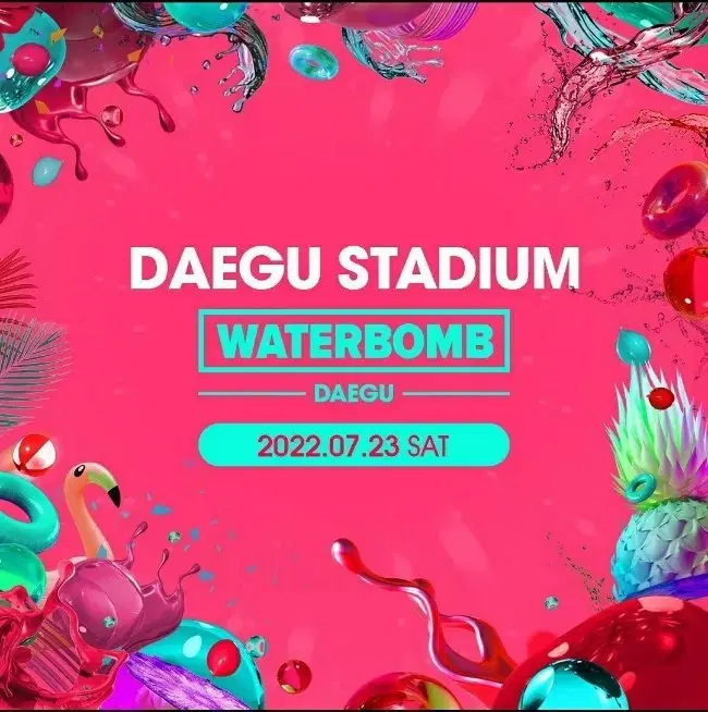 Waterbomb 2022 Daegu Red Team 1 ticket WTS