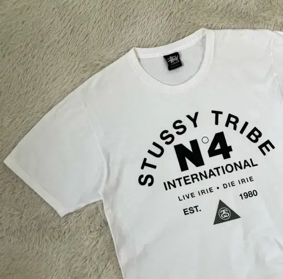 Stussy Numbering Spell White Short Sleeve