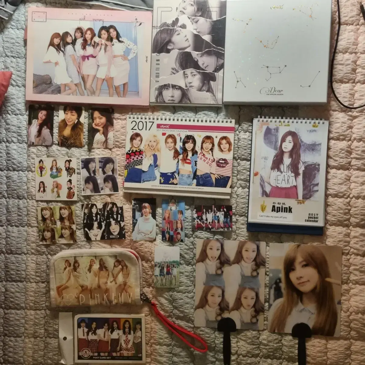 apink album, official photocard, calendar, fan, postcard, unofficial goods, pouch