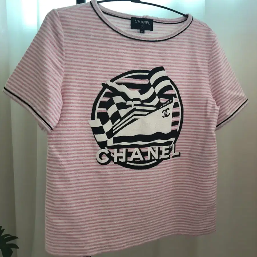 chanel 샤넬 스트라이프 티셔츠 34size