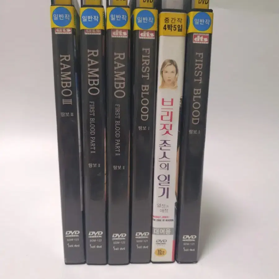 외국영화 DVD 람보 외 비디오테이프