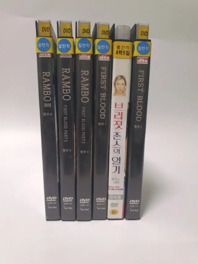 외국영화 DVD 람보 외 비디오테이프