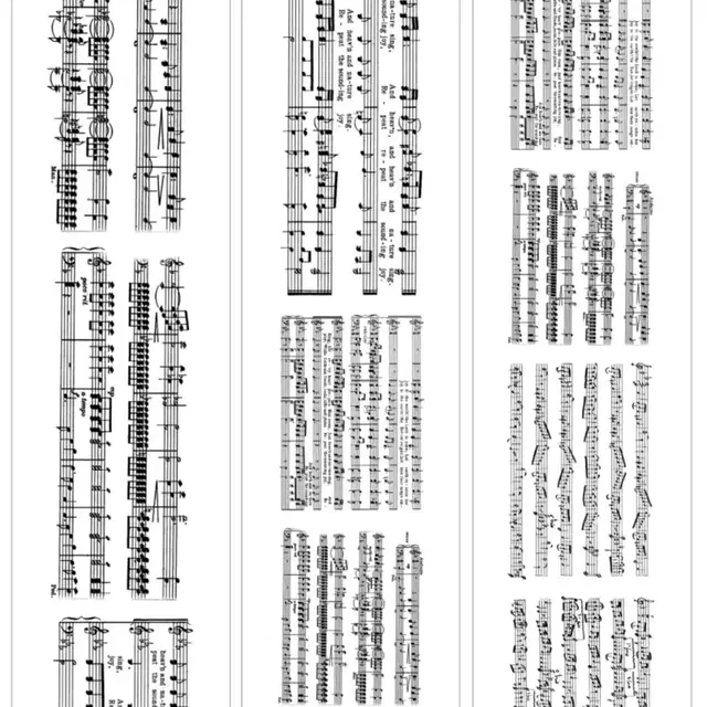 똘비 선율 5패턴 (다꾸 디테 박테 빈티지 악보 music sheet)