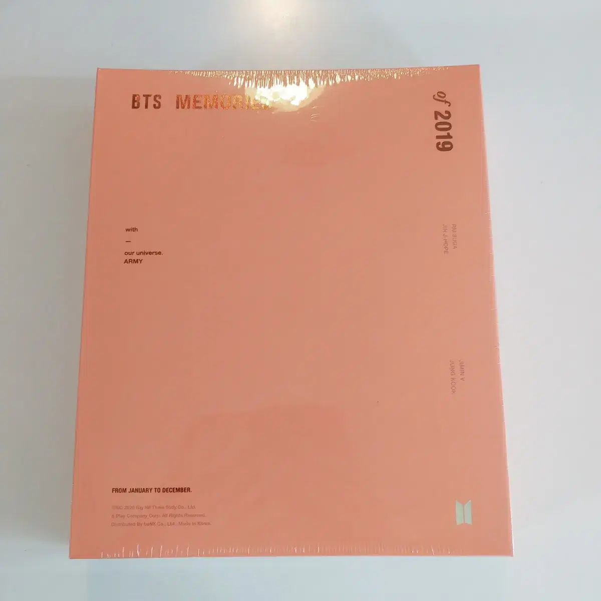 방탄소년단2019메모리즈dvd