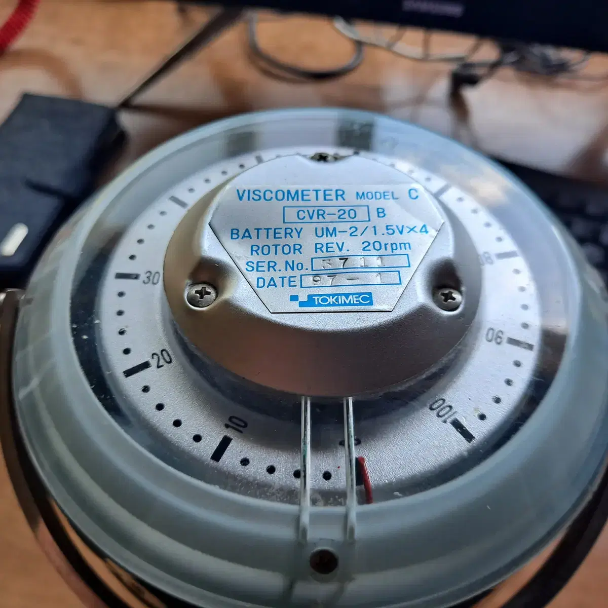 TOKIMEC VISCOMETER MODEL.C CVR-20