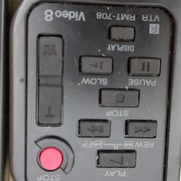 sony 비디오 리모컨 VTR RMT-708 Video8 | 브랜드 중고거래 플랫폼