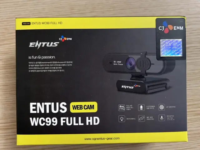 Cj enm n entus wc99 Full hd 웹캠