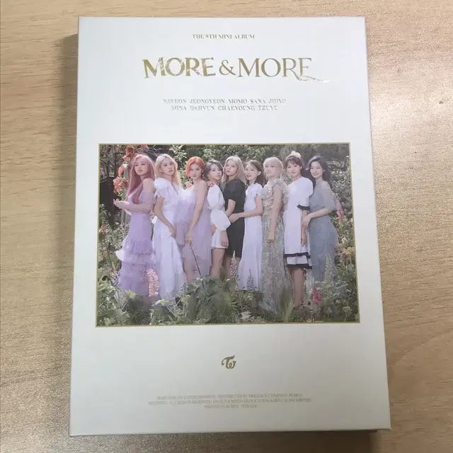 (배송비포함)트와이스 more&more 앨범