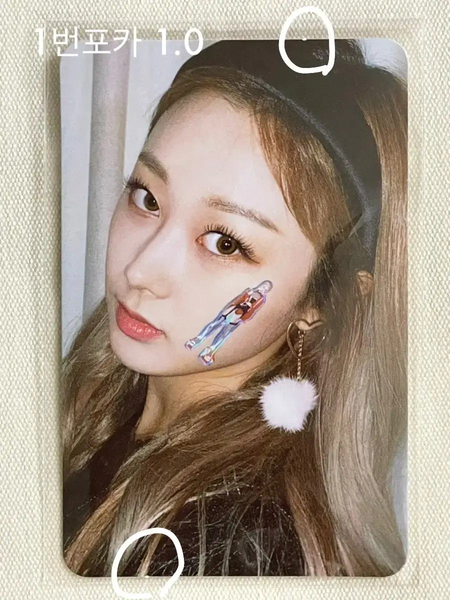 aespa giselle epoxy hologram photocard blackmamba