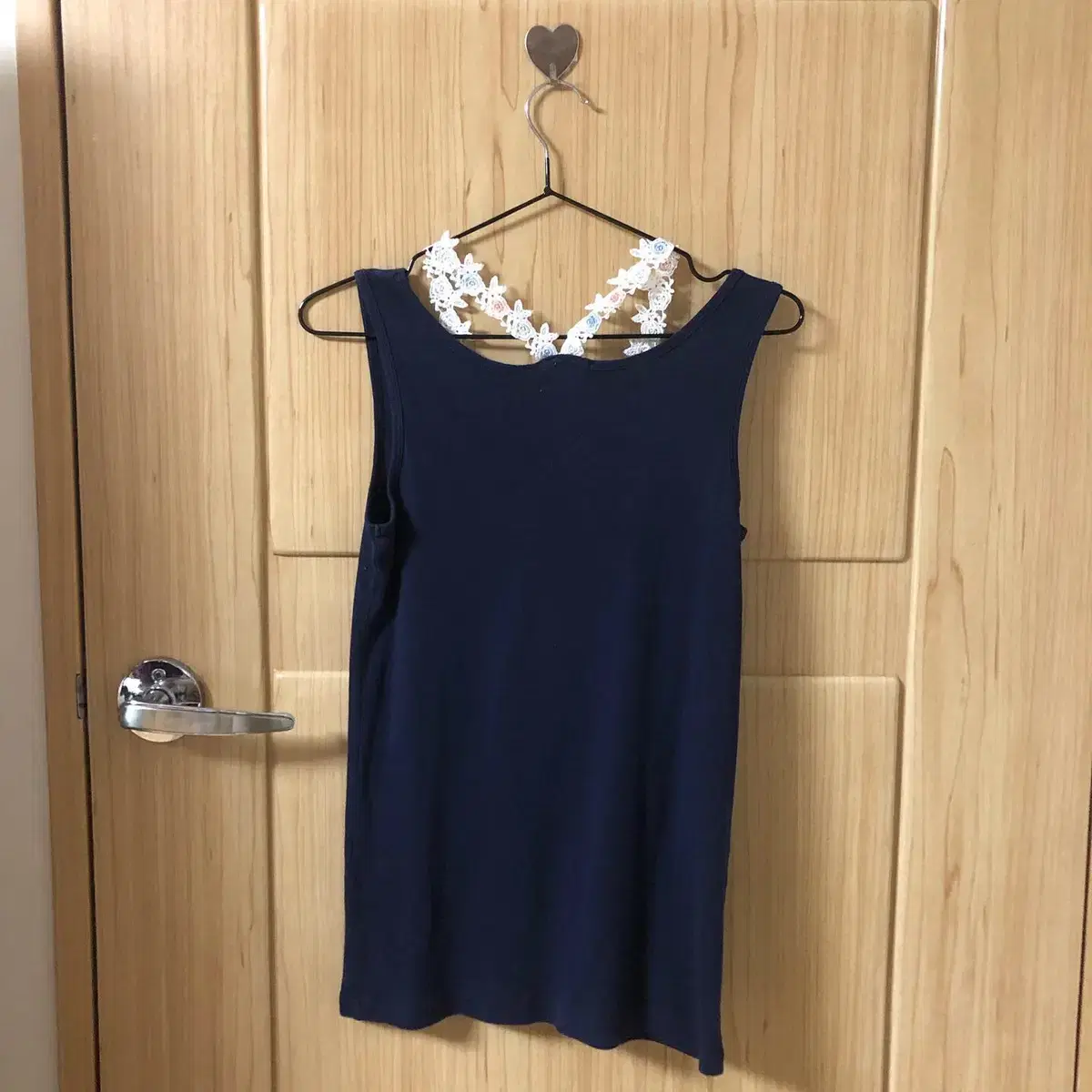 Vintage flower navy candy sleeveless