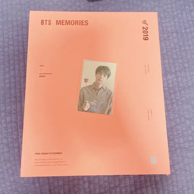 방탄 19 18 메모리즈 풀셋 석진