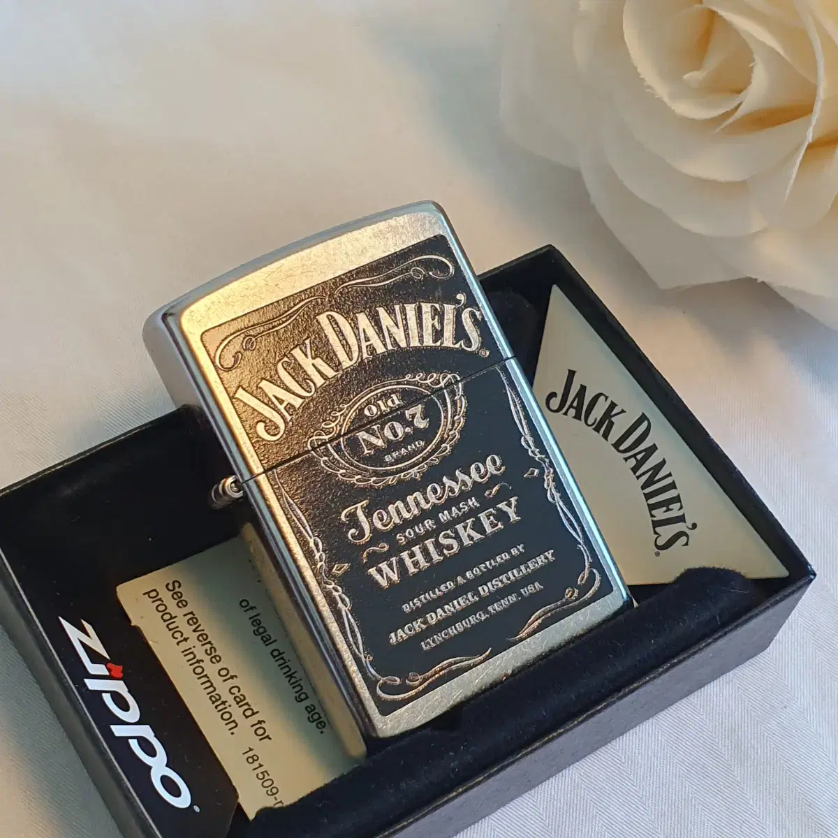 24779 JACK DANIEL'S LABEL 정품 미개봉 새 지포라이터