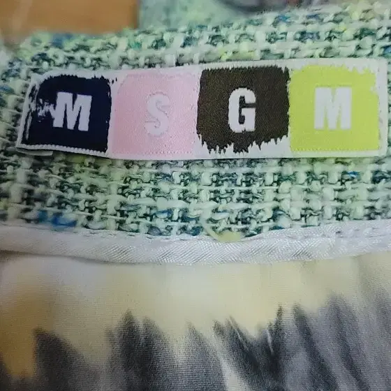 MSGM 트위드핫팬츠