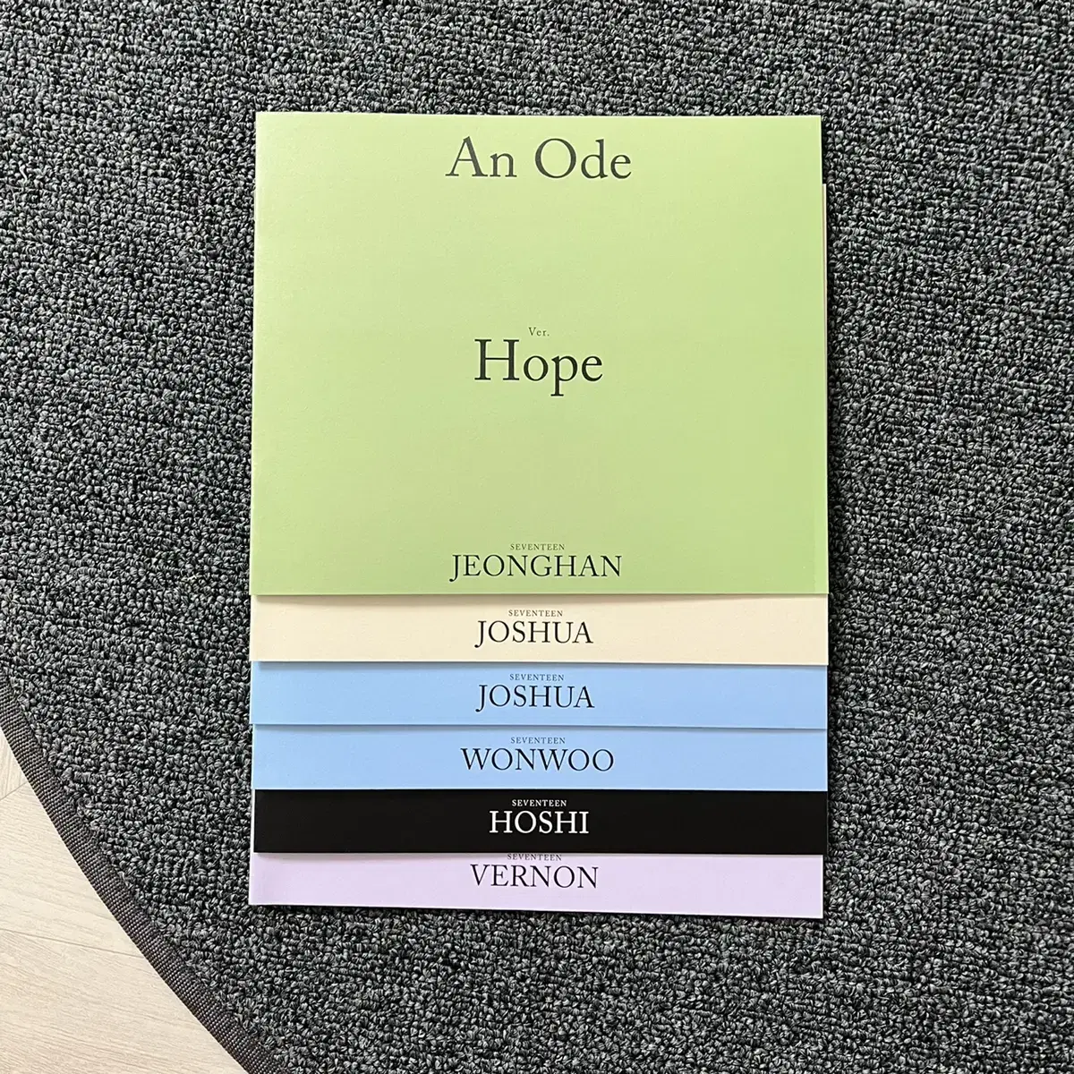 Unod Hope The Poet Biggin' Real True photobook joshua jeonghan hoshi wonwoo vernon