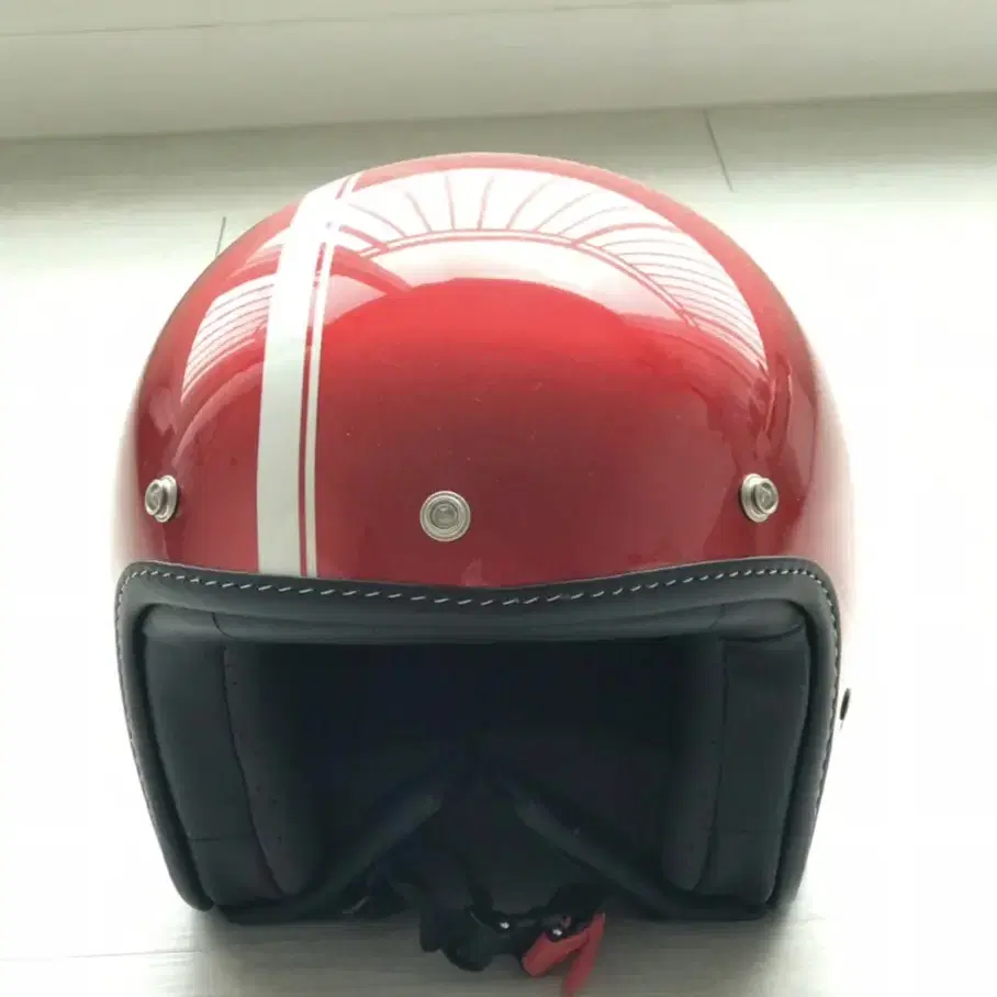 [ MOTO GUZZI ] JET HELMET RED L 판매합니다