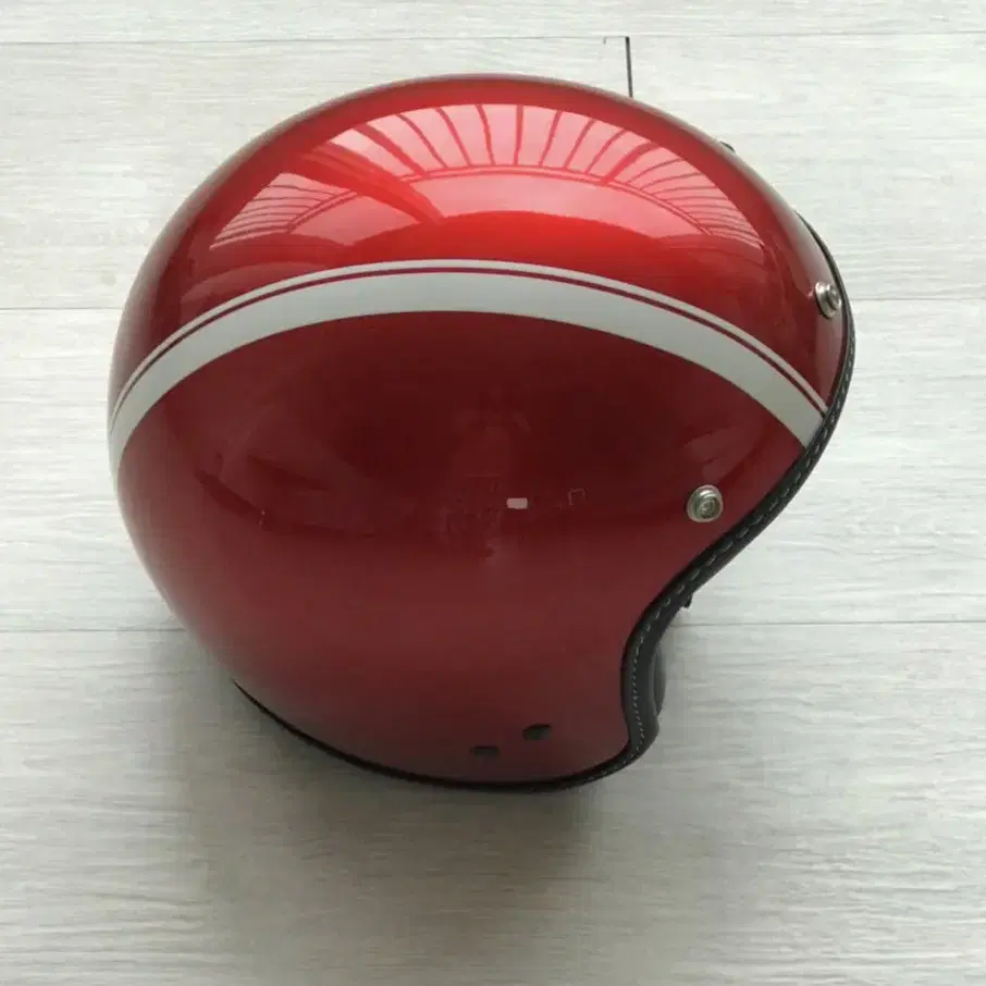 [ MOTO GUZZI ] JET HELMET RED L 판매합니다