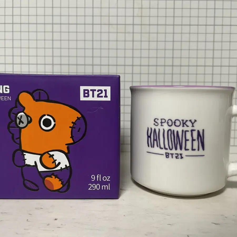 방탄소년단 BT21 제이홉 정호석 망 mang 할로윈 머그컵