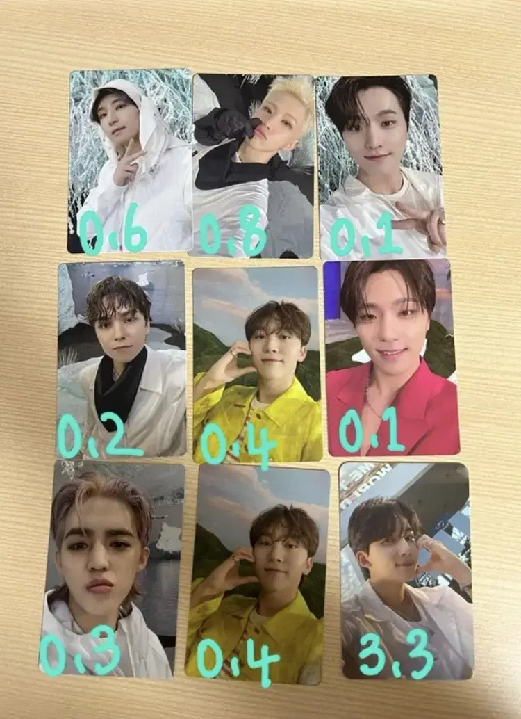 Seventeen Sector17 Feathersun Ataka Alpo photocard ld Carat Vahn WTS