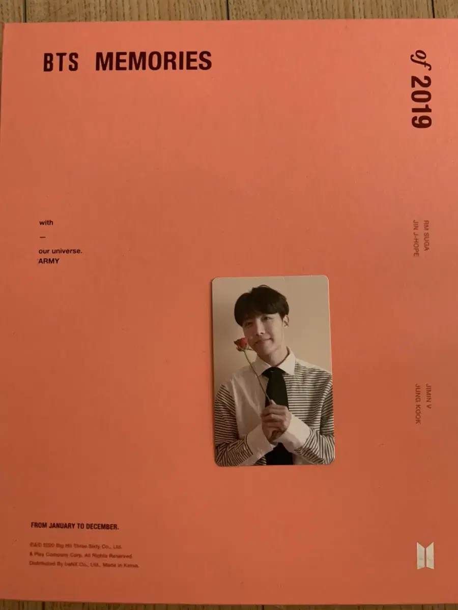 Bangtan 2019 Memories (Hoseok Photocard)