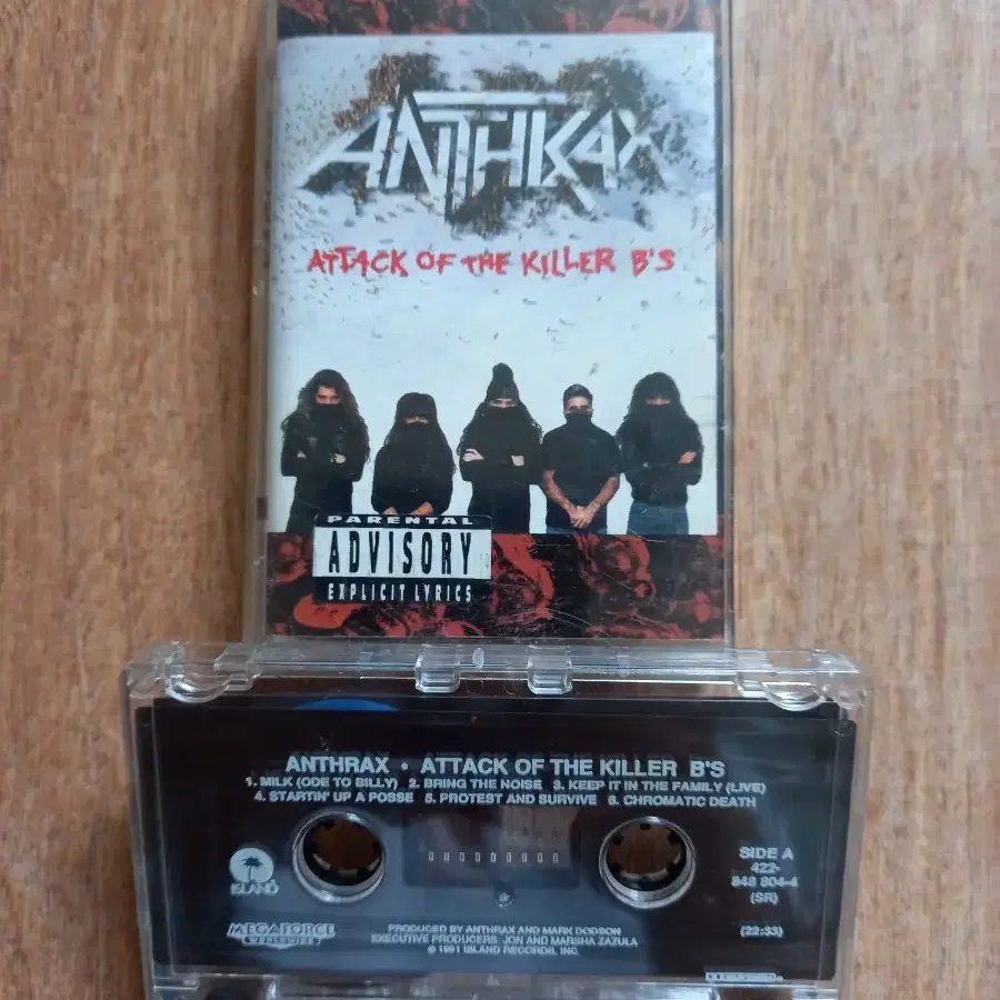 anthrax 수입 앤스랙스 카세트테이프