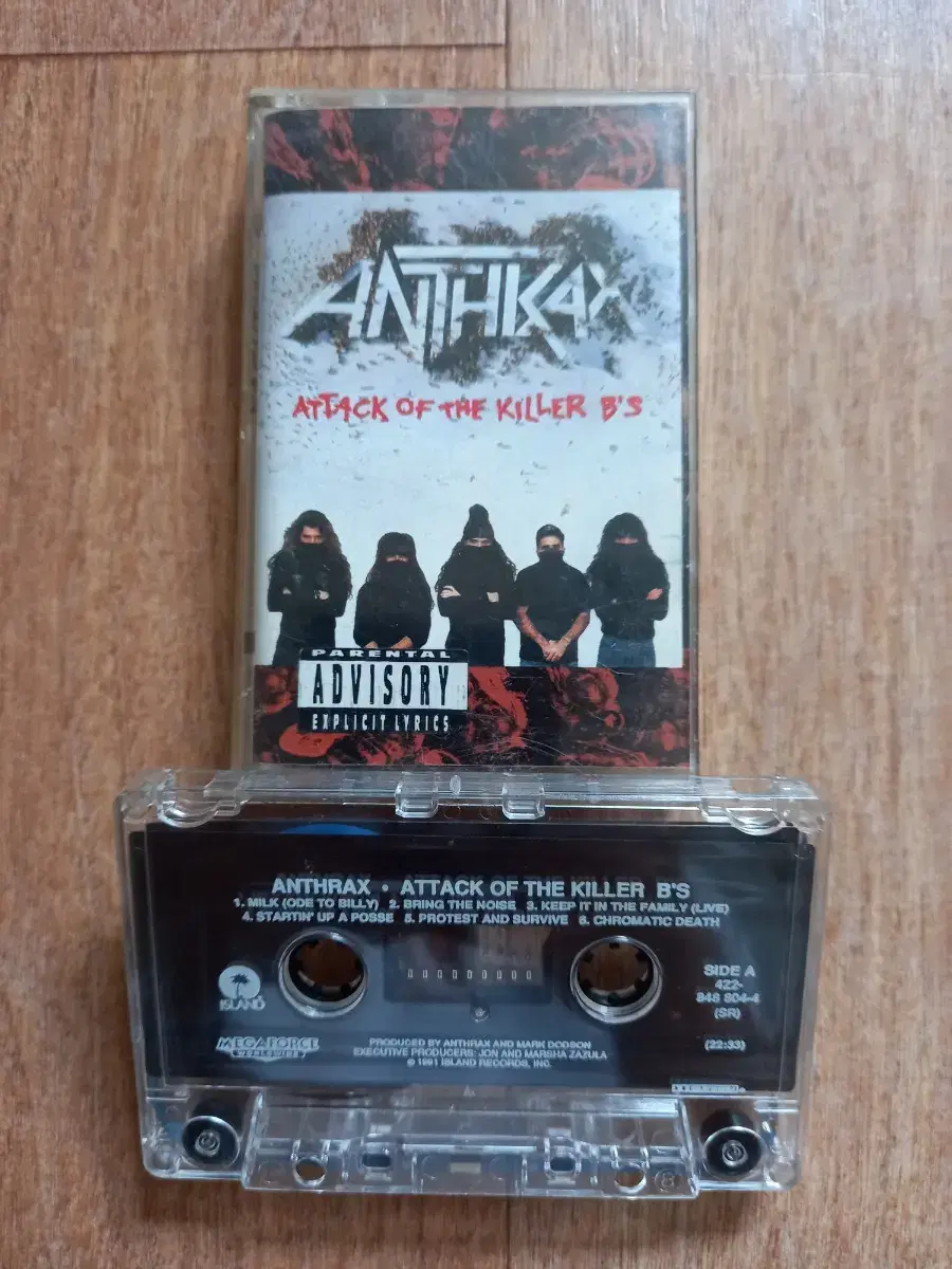 anthrax 수입 앤스랙스 카세트테이프