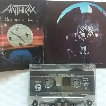 anthrax 수입 앤스랙스 카세트테이프