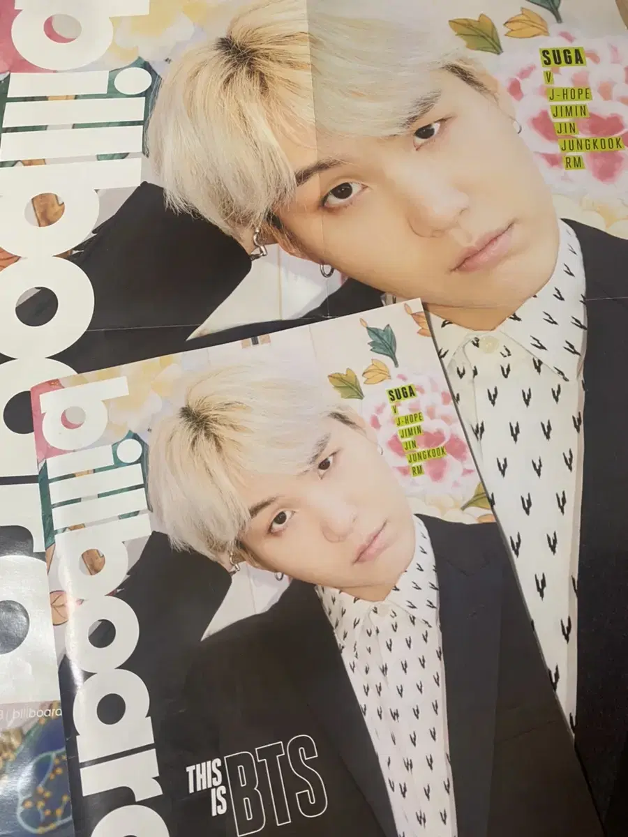 Billboard suga Magazine (with posters)