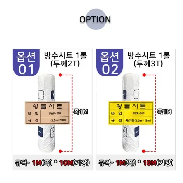 [새상품+무배] 보디가드방수시트 옥상 다용도 자착식 방수매트 누수 시공