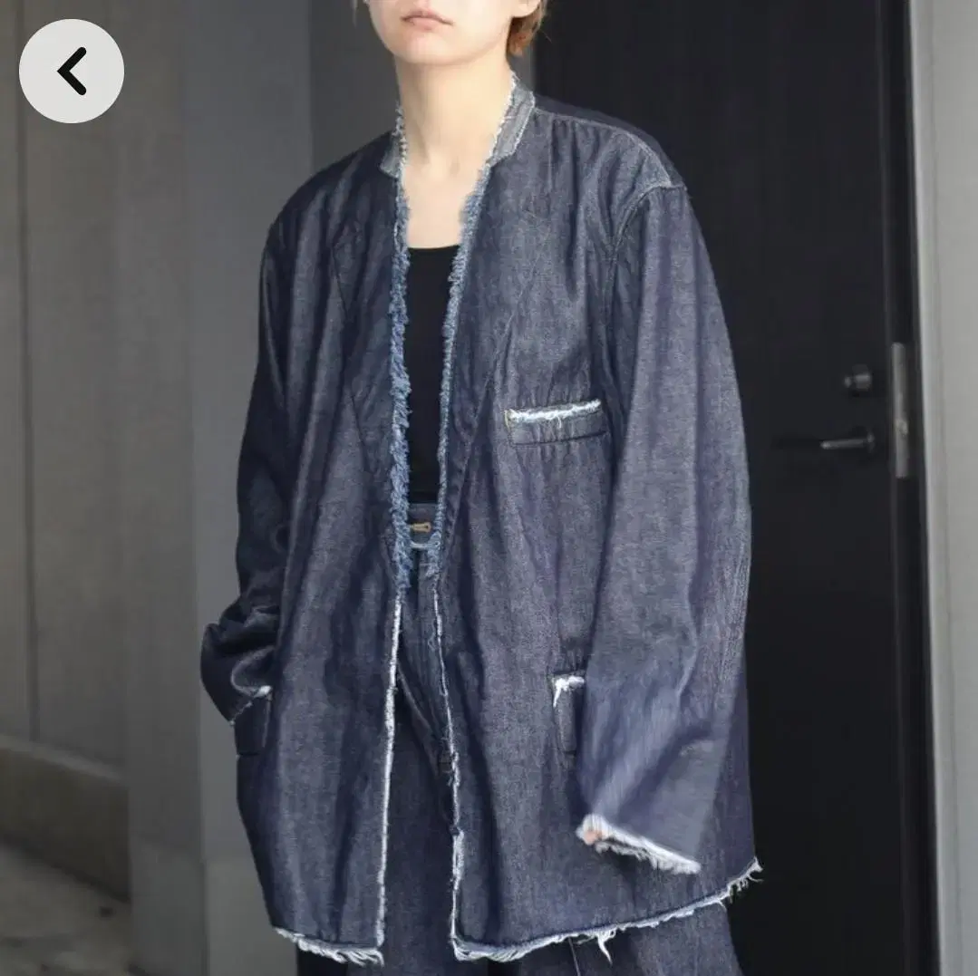 [3] YOKE TOKYO Cutoff Denim Jacket