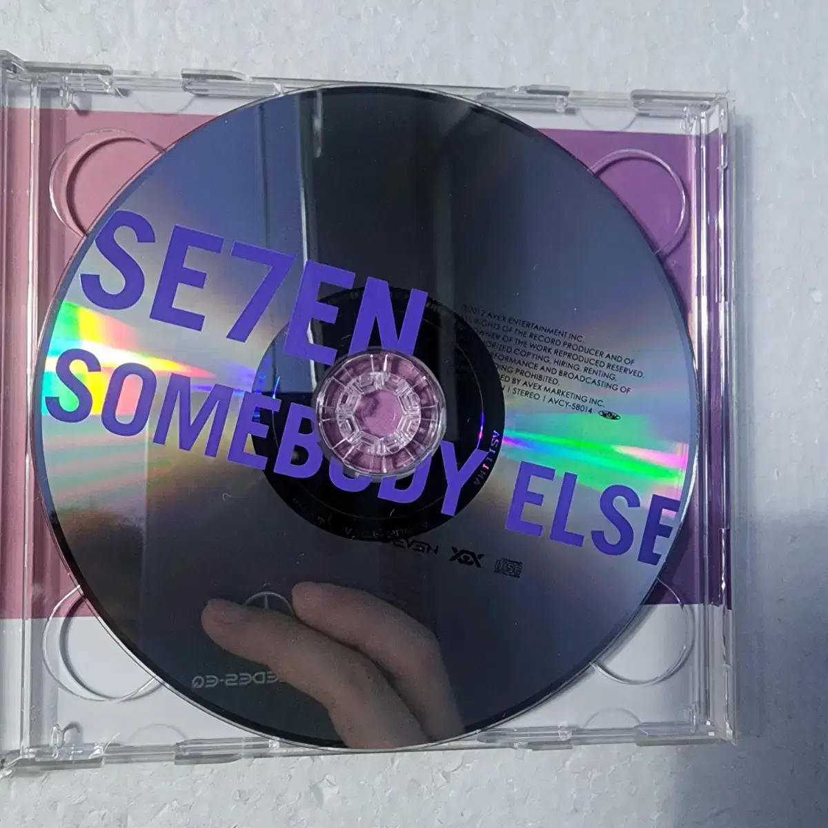 세븐 SOMEBODY ELSE 미니앨범 일본 CD DVD 중고