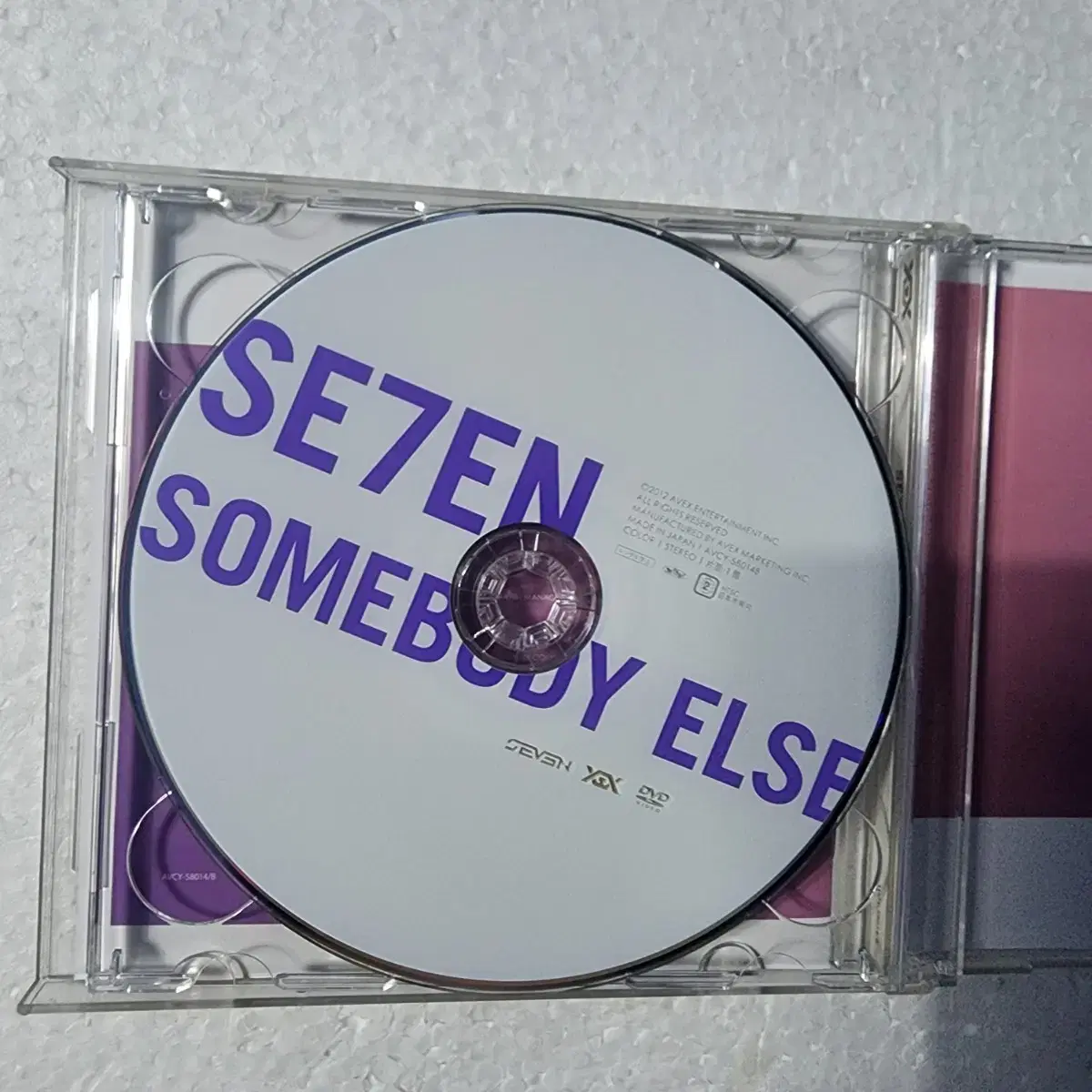 세븐 SOMEBODY ELSE 미니앨범 일본 CD DVD 중고