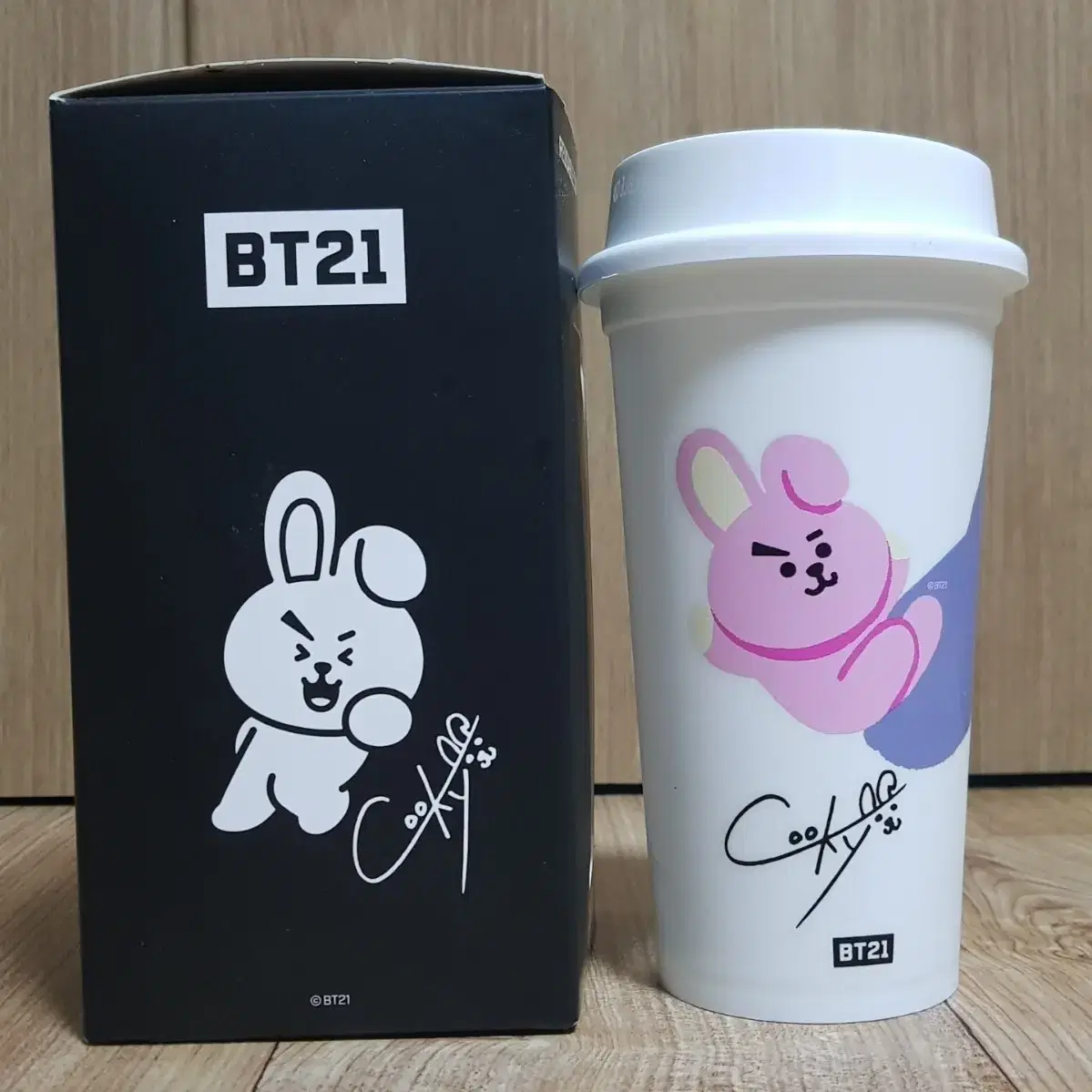 BT21 쿠키 리유저블컵