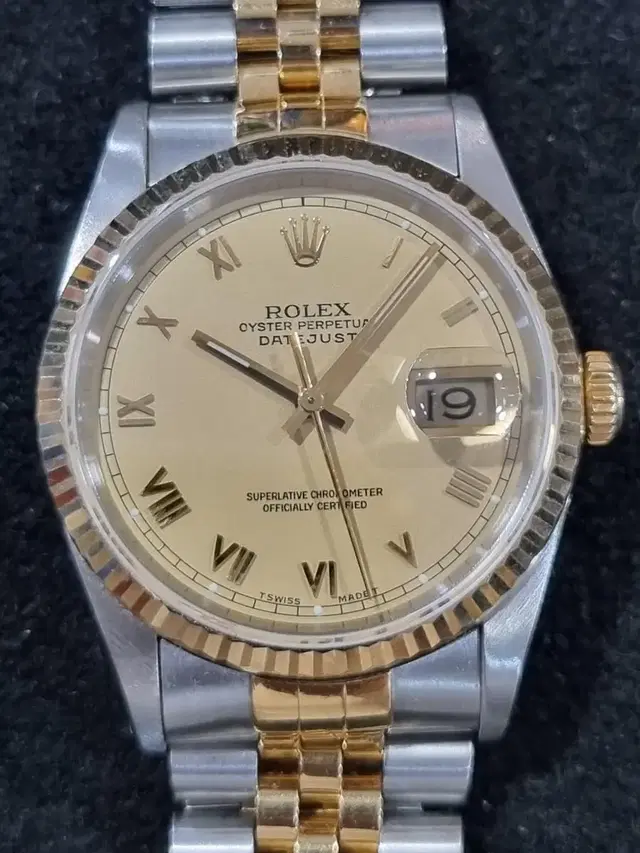 롤렉스16233 오이스터 퍼페츄얼 로만 Rolex 36mm