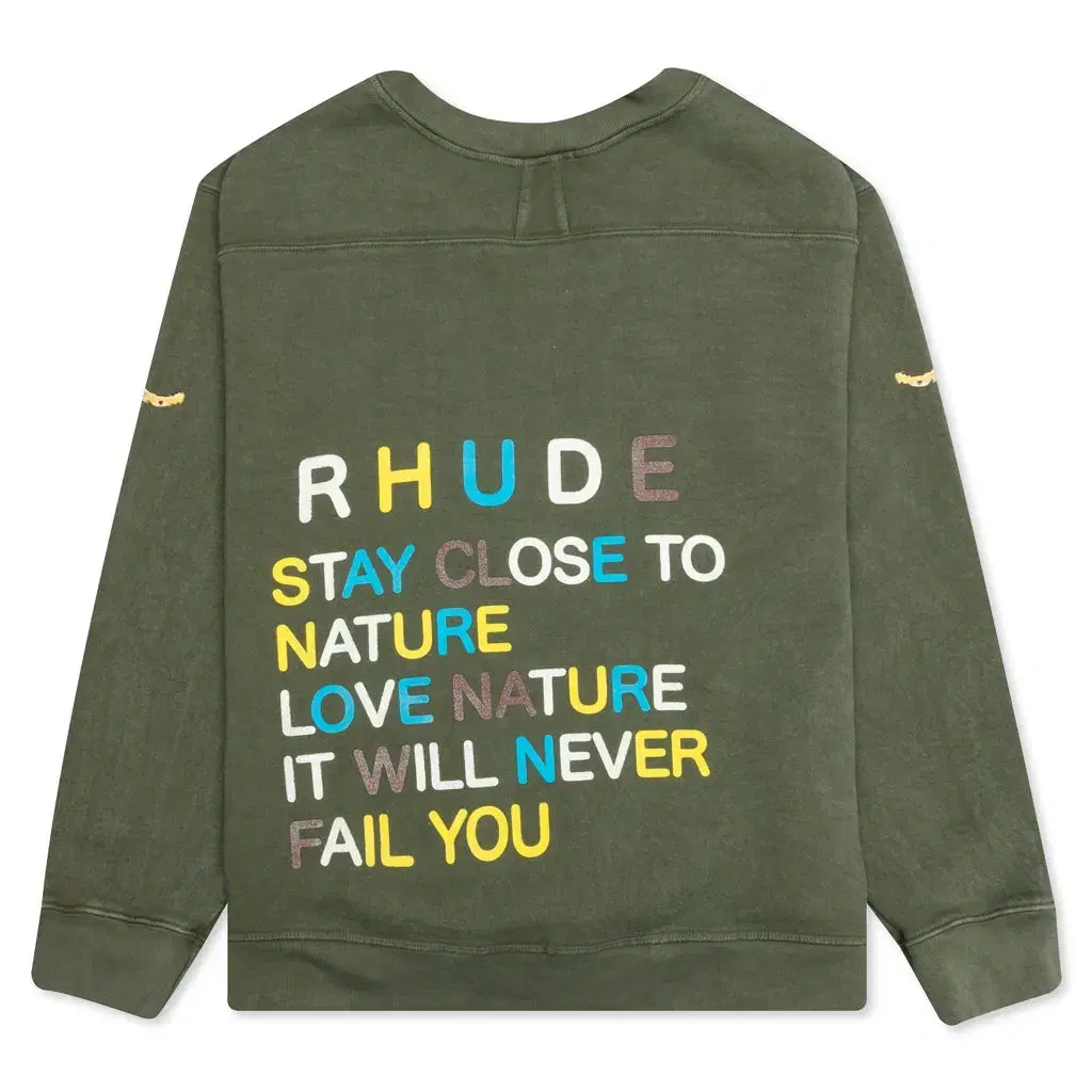 Rhude (루드) / wolf in nature 스웻셔츠 / m