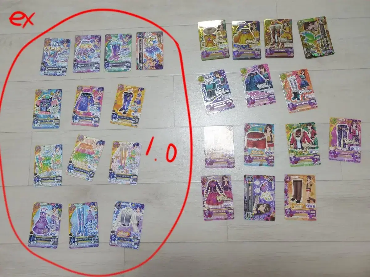 I.M. Star Goods Aikatsu kard Sells bulk per character