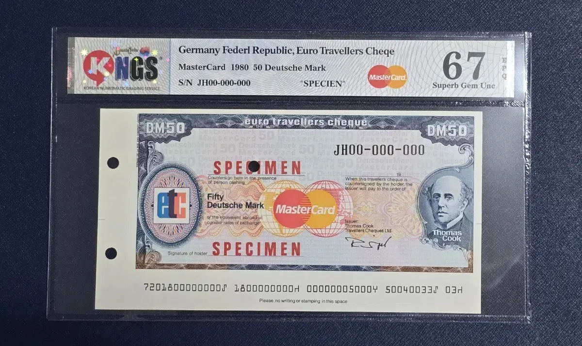 옛날돈) 독일 유로 여행자수표 50마르크, specimen 견본권 | 브랜드 중고거래 플랫폼, 번개장터