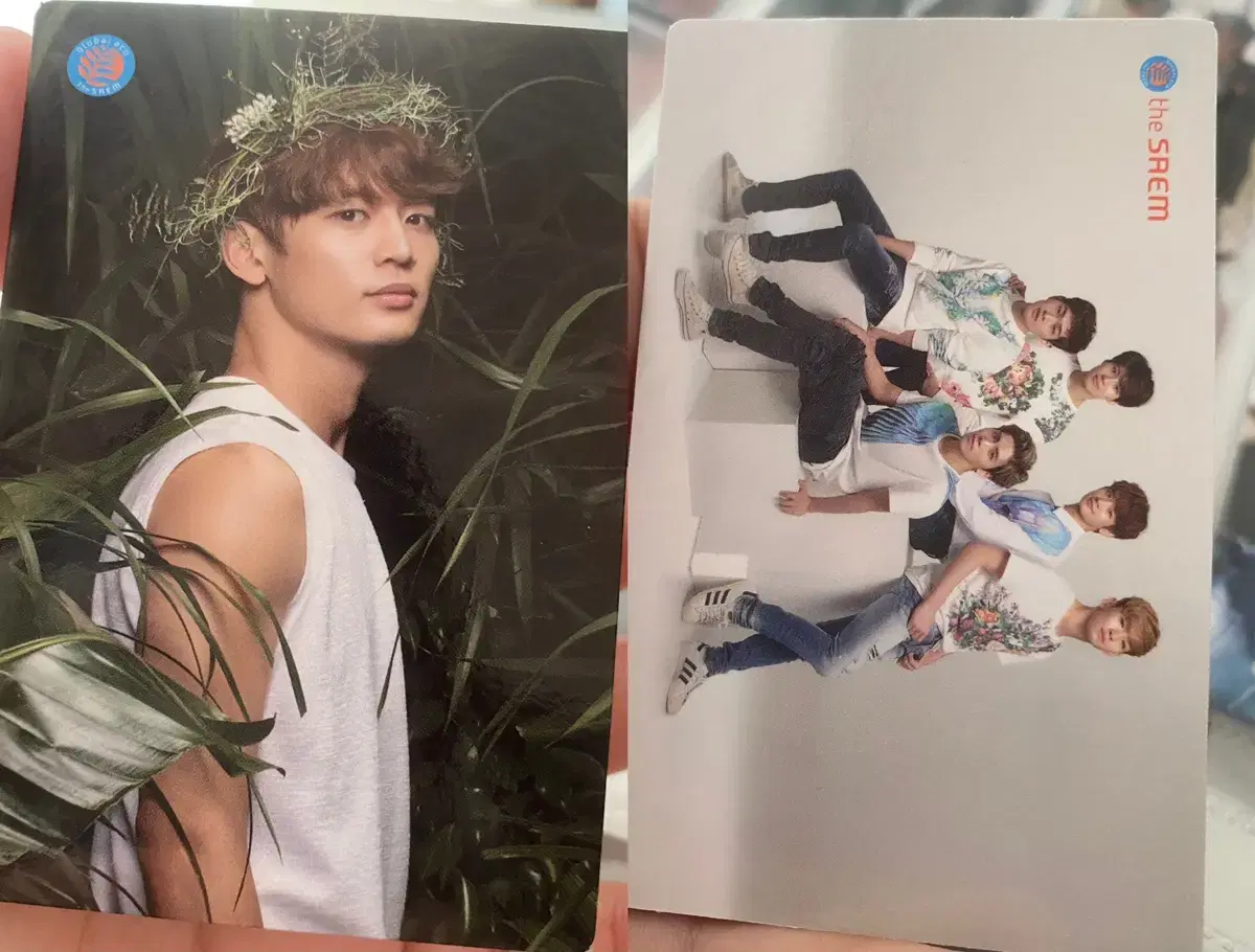 Shinee minho The Sam photocard (double sided)