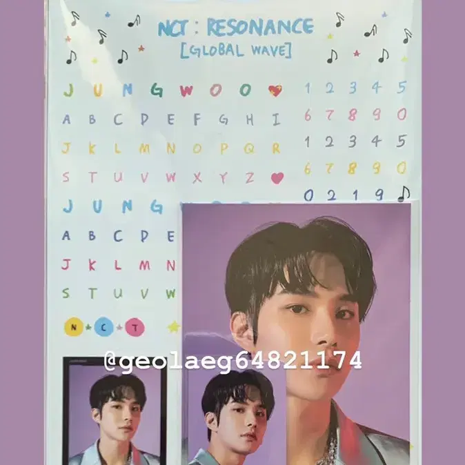 nct 2020 비욘드 라이브 데코세트 마크 정우 풀셋 비욘라