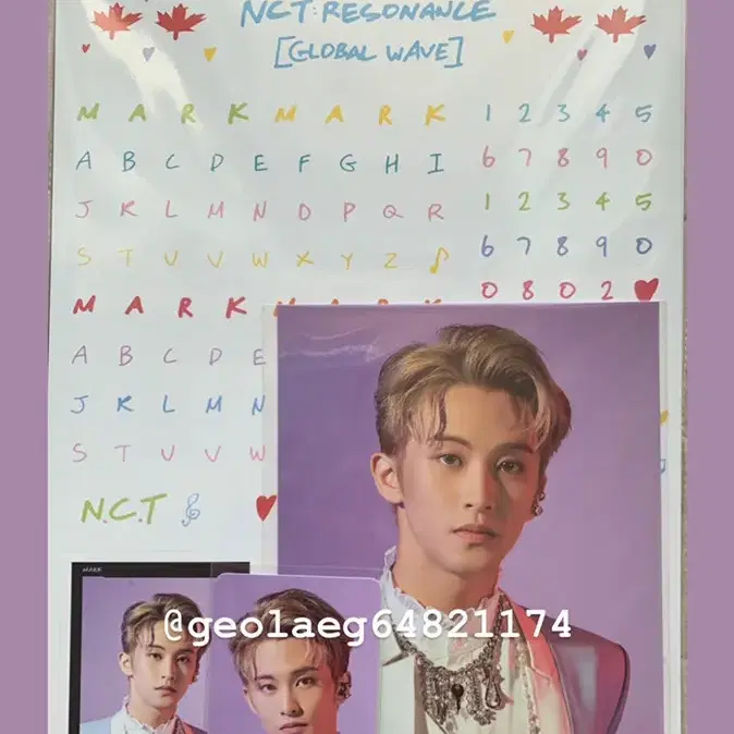 nct 2020 비욘드 라이브 데코세트 마크 정우 풀셋 비욘라