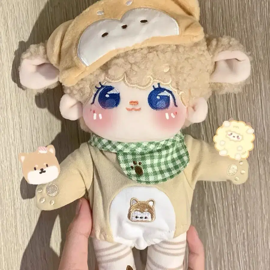 10cm / 15cm / 20cm 곰돌이 판다 인형 옷 세트