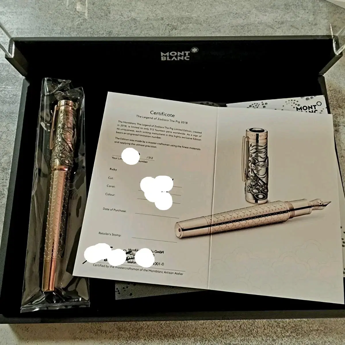 몽블랑 (MONTBLANC) 만년필 조디악 PIG [새상품]+추가선물