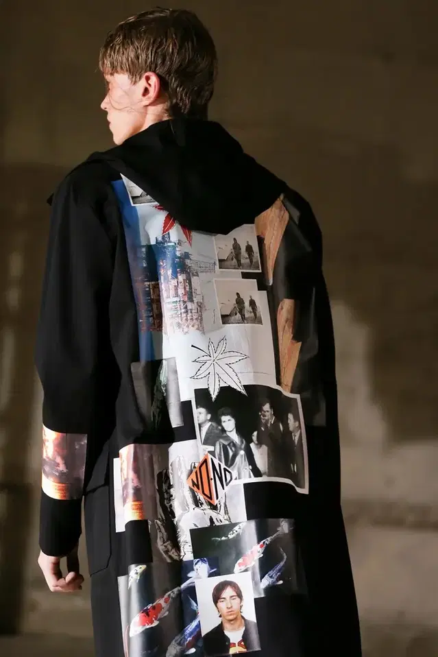 (46/S) 라프시몬스 15ss Back Print Parka