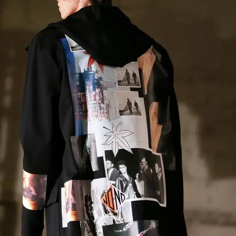 (46/S) 라프시몬스 15ss Back Print Parka